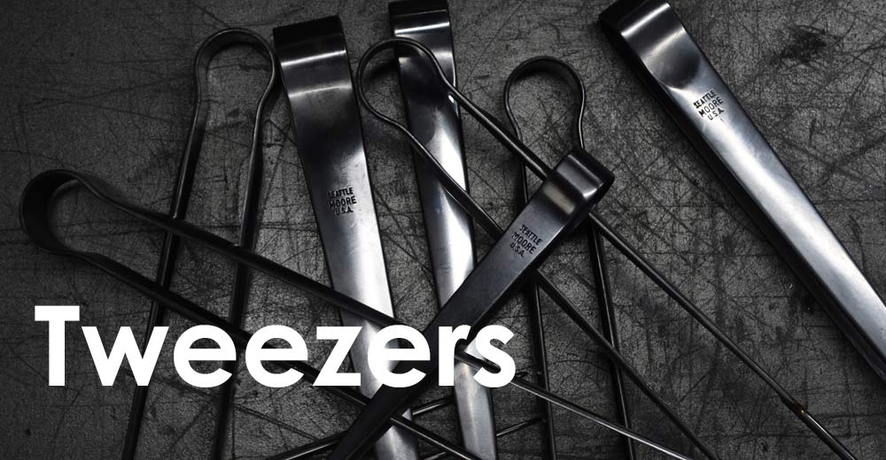 Jim Moore Glass Tools: Needle Nose Tweezers